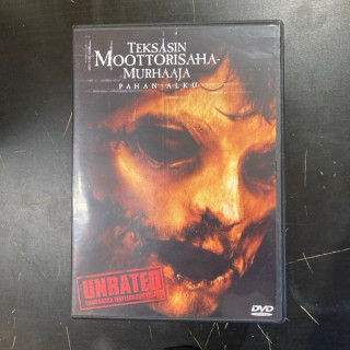 Teksasin moottorisahamurhaaja - pahan alku DVD (VG+/M-) -kauhu-